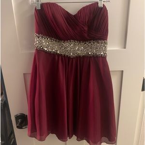 Maroon Formal Dress Size 9